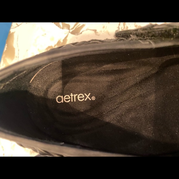 Aetrex Black Loafer Size 40 9-9 1/2 - Picture 6 of 9